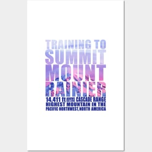 Training to Summit Mount Rainier Posters and Art